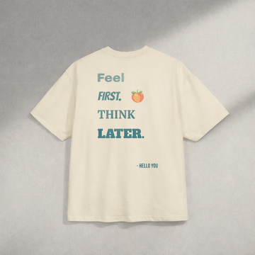 Feel First 🍑 (white &amp; Sand)